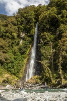 Thunder Creek Falls, NZ