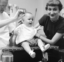 Clell-Wood-Baby-1st-Haircut-9-1953-07-25